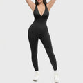 Deep V Tummy Control Sculpting Jumpsuit