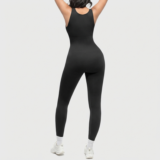 Deep V Tummy Control Sculpting Jumpsuit